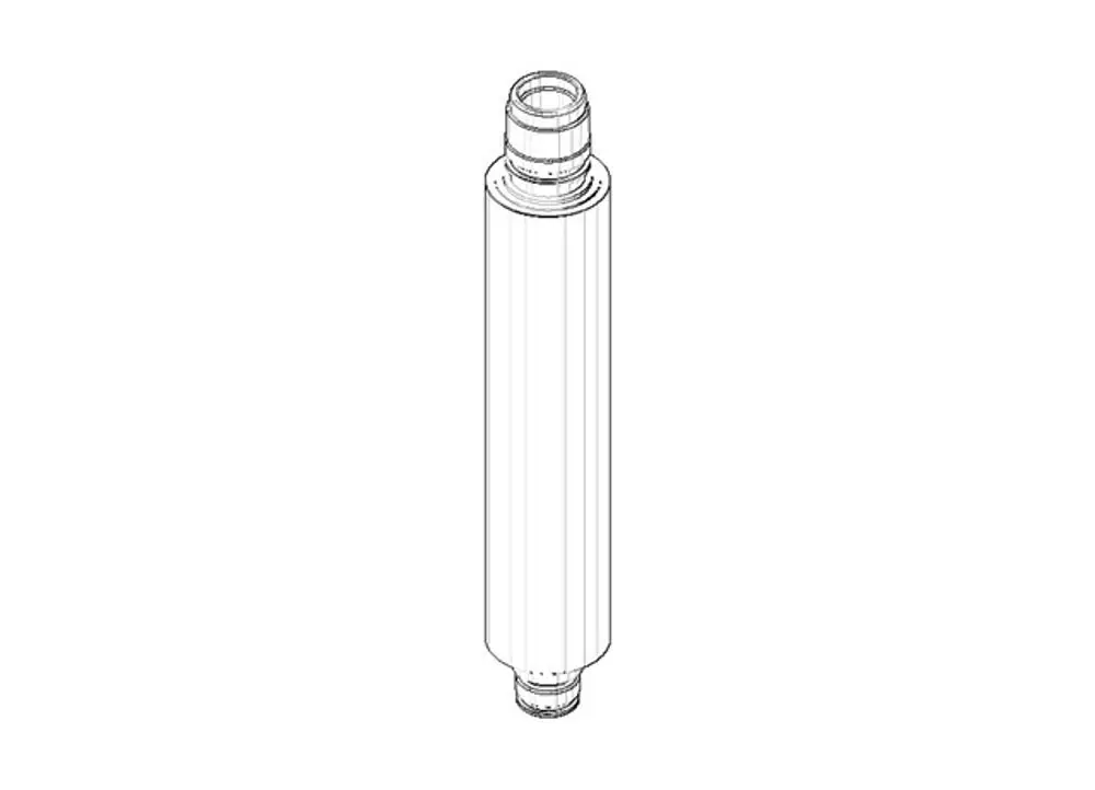 DORNBRACHT Anschluss ERSATZTEILE 09111007210 D. 35 x 206,5 mm Platin gebürstet, 09111007210-06 Galeriebild 1